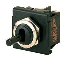 1824.1101 - Toggle Switch, DPDT, Non Illuminated, 1820 Series, Panel Mount, 6 A - MARQUARDT