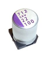 63SXV18M - Polymer Aluminium Electrolytic Capacitor, 18 µF, 63 V, Radial Can - SMD, 0.06 ohm - PANASONIC