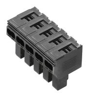 2000240000 - Pluggable Terminal Block, 5 Ways, 16AWG to 12AWG, 4 mm², Push In, 32 A - WEIDMULLER
