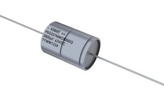 PEG227MLP4160QE4 - Electrolytic Capacitor, 1600 µF, 63 V, -10%, +30%, Axial Leaded, 2000 hours @ 150°C, Polar - KEMET