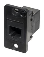 KCK66BPM - In-Line Adapter, RJ12, RJ12, Adaptor, In-Line, Low Profile Panel Mount Range Series, Jack, 6 Ways - TUK