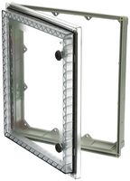 PW 343009 T - Inspection Protection Window, Polycarbonate, Fibox Enclosures, 295 mm x 342 mm, DB3 Lock - FIBOX