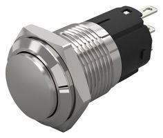82-4561.2000 - Vandal Resistant Switch, 82 Series, 16 mm, SPDT, Maintained, Round Raised Flat Flush, Natural - EAO