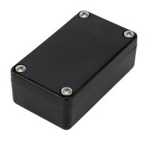 1551WHBK - Plastic Enclosure, Miniature, Multipurpose, Polycarbonate, 22 mm, 35 mm, 60 mm, IP68 - HAMMOND