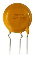 MOVTP20V275T - TVS Varistor, 275 V, 350 V, MOVTP Series, 710 V, Disc 20mm, Metal Oxide Varistor (MOV) - EATON BUSSMANN