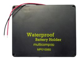 MP010060 - Battery Holder, 3xD Size, 150mm, Screw, IP65 - MULTICOMP PRO