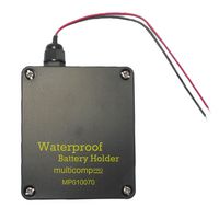 MP010070 - Battery Holder, 4xAA Size, 127mm, Screw, IP68 - MULTICOMP PRO