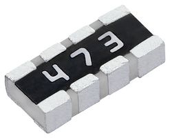 MCPNF42JTFY0510 - Fixed Network Resistor, 51 ohm, Isolated, 4 Resistors, 0402 [1005 Metric], Convex, ± 5% - MULTICOMP PRO
