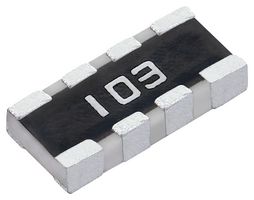 MCPNF43JTFX0330 - Fixed Network Resistor, 33 ohm, Isolated, 4 Resistors, 0603 [1608 Metric], Convex, ± 5% - MULTICOMP PRO