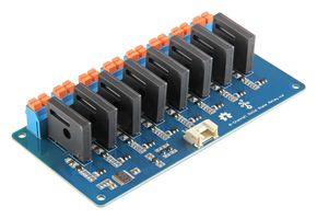 103020136 - Solid State Relay Board with Cable & Acrylic Shell, 8 Channel, 5 V, Arduino Board - SEEED STUDIO
