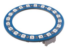 104020128 - LED Ring Board, with Cable, RGB, 3.3V / 5V, Arduino Board - SEEED STUDIO