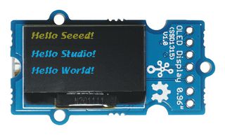 104020249 - OLED Display Board, 0.96", Yellow & Blue, 3.3V / 5V, 128 x 64 Pixels, Arduino & Raspberry Pi Board - SEEED STUDIO