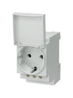 5TE6801 - Socket Outlet W/Cover, 16 A, Grey, Screw, SENTRON Series - SIEMENS