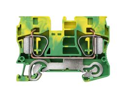 8WH2000-0CJ07 - DIN Rail Mount Terminal Block, PE Thru, 2 Ways, 24 AWG, 6 AWG, 10 mm², Clamp - SIEMENS