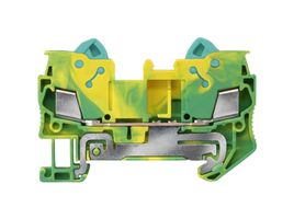 8WH3000-0CF07 - DIN Rail Mount Terminal Block, PE Thru, 2 Ways, 20 AWG, 14 AWG, 2.5 mm², IDC - SIEMENS