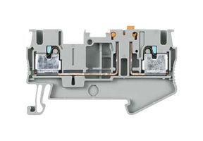 8WH6000-6AF00 - DIN Rail Mount Terminal Block, Instrument Isolating, 2 Ways, 26 AWG, 12 AWG, 2.5 mm², Clamp, 20 A - SIEMENS