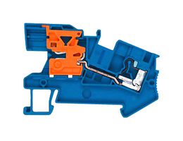 8WH6001-0BF01 - DIN Rail Mount Terminal Block, INSTA Thru, 2 Ways, 26 AWG, 12 AWG, 2.5 mm², Clamp, 24 A - SIEMENS