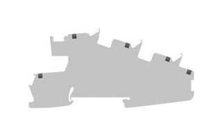 8WH6001-4EF00 - DIN Rail Mount Terminal Block, 3 Ways, 26 AWG, 12 AWG, 2.5 mm², Clamp, 24 A - SIEMENS