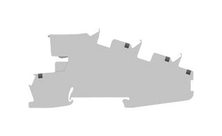 8WH6001-4FF00 - DIN Rail Mount Terminal Block, 3 Ways, 26 AWG, 12 AWG, 2.5 mm², Clamp, 24 A - SIEMENS