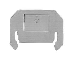 8WA1823 - Accessory, Grey, Siemens ALPHA FIX Series 35mm² 8WA1 Terminal Blocks, Intermediate Plate - SIEMENS