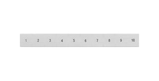 8WH8120-5AB15 - Terminal Block Marker, White, Labeling Plate, Siemens ALPHA FIX Series 16mm² 8WH Terminal Blocks - SIEMENS