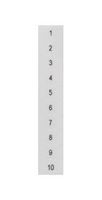 8WH8140-3AB05 - Terminal Block Marker, White, Labeling Plate, Siemens ALPHA FIX Series 4mm² 8WH Terminal Blocks - SIEMENS