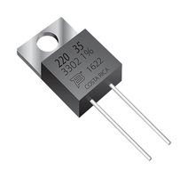 PWR220T-35-1R00J - Through Hole Resistor, 1 ohm, PWR220T-35 Series, 35 W, ± 5%, TO-220, 250 V - BOURNS