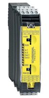 103008184 - Safety Relay, 24 VDC, DPST-NC, SPST-NO, SRB Series, DIN Rail, 4 A, Plug In, Screw - SCHMERSAL