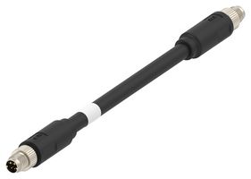 TB1147D4722-150 - Sensor Cable, IP67, SPE Hybrid, M8 Plug, M8 Plug, 4 Positions, 15 m, 49.2 ft, RPC Series - AMP - TE CONNECTIVITY