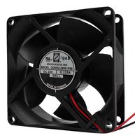 OD8032-24HBIP68 - DC Axial Fan, 24 V, Square, 80 mm, 32 mm, Ball Bearing, 76.6 CFM - ORION FANS