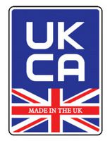MP010468 - Label, Self Adhesive, 50 mm, 40 mm, Vinyl, UKCA - MULTICOMP PRO