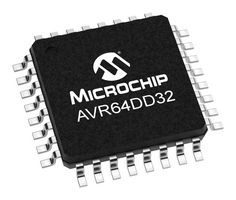 AVR64DD32-I/PT - 8 Bit MCU, AVR-DD Family AVR64DD Series Microcontrollers, AVR, 24 MHz, 64 KB, 32 Pins, TQFP - MICROCHIP