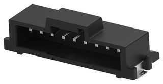 4-2336678-9 - Pin Header, Black, Key B, Wire-to-Board, 2 mm, 1 Rows, 9 Contacts, Surface Mount Right Angle - TE CONNECTIVITY