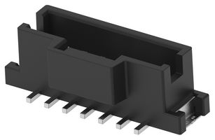 4-2232829-7 - Pin Header, Black, Key B, Wire-to-Board, 2 mm, 1 Rows, 7 Contacts, Surface Mount Straight - TE CONNECTIVITY