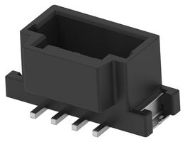 4-2232829-4 - Pin Header, Black, Key B, Wire-to-Board, 2 mm, 1 Rows, 4 Contacts, Surface Mount Straight - TE CONNECTIVITY