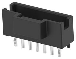 4-2232826-7 - Pin Header, Black, Key B, Wire-to-Board, 2 mm, 1 Rows, 7 Contacts, Through Hole Straight - TE CONNECTIVITY