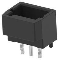 4-2232826-3 - Pin Header, Black, Key B, Wire-to-Board, 2 mm, 1 Rows, 3 Contacts, Through Hole Straight - TE CONNECTIVITY