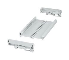 1300358 - Plastic Enclosure, DIN Rail, PVC, 127.8 mm, 203.8 mm, 39.45 mm - PHOENIX CONTACT