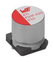 875115952001 - Polymer Aluminium Electrolytic Capacitor, 10 µF, 63 V, Radial Can - SMD, 0.045 ohm - WURTH ELEKTRONIK