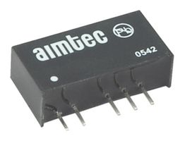 AM1D-050505DZ - Isolated Through Hole DC/DC Converter, ITE, 1 W, 2 Output, 5 V, 100 mA - AIMTEC