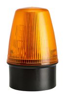 LED100-01-01 - Beacon, Continuous, Flashing, -25 °C to 55 °C, 17 V, 107 mm H, LED100 Series, Amber - MOFLASH SIGNALLING
