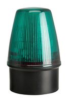 LED100-01-04 - Beacon, Continuous, Flashing, -25 °C to 55 °C, 17 V, 107 mm H, LED100 Series, Green - MOFLASH SIGNALLING