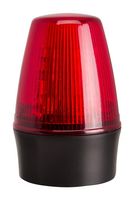 LEDS100-03-02 - Beacon, Continuous, Flashing, -25 °C to 55 °C, 85 V, 107 mm H, LEDS100 Series, Red - MOFLASH SIGNALLING