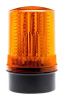 LED201-02-01  (AMBER) - Beacon, Continuous, Flashing, -25 °C to 55 °C, Rotating, 24 V, 205 mm H, LED201 Series, Amber - MOFLASH SIGNALLING