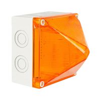 LED701-02-01 (AMBER) - Beacon, Continuous, Flashing, -25 °C to 65 °C, 30, VDC, 125 mm H, LED701 Series, Amber - MOFLASH SIGNALLING