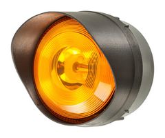 LED-TL-01-01 - Traffic Light, Flashing, -25 °C to 55 °C, 20 V, 104 mm H, LED TL Series, Amber - MOFLASH SIGNALLING