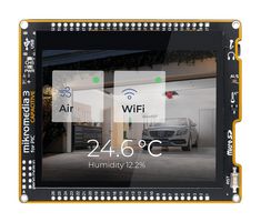 MIKROE-4721 - Development Kit, Mikromedia 3, 3.5" TFT LCD, PIC18F97J94 PIC Capacitive Board - MIKROELEKTRONIKA