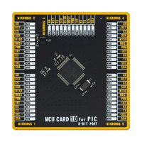 MIKROE-4226 - Add-On Board, MikroE MCU Card 10, PIC18F PIC18F67K40-I/PT MCU, 2 x 168 Pin Mezzanine Connector - MIKROELEKTRONIKA