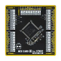 MIKROE-3733 - Add-On Board, MikroE MCU Card 11, STM32 STM32F302VCT6 MCU, 2 x 168 Pin Mezzanine Connector - MIKROELEKTRONIKA