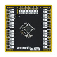 MIKROE-3730 - Add-On Board, MikroE MCU Card 5, STM32 STM32L021K4T6 MCU, 2 x 168 Pin Mezzanine Connector - MIKROELEKTRONIKA